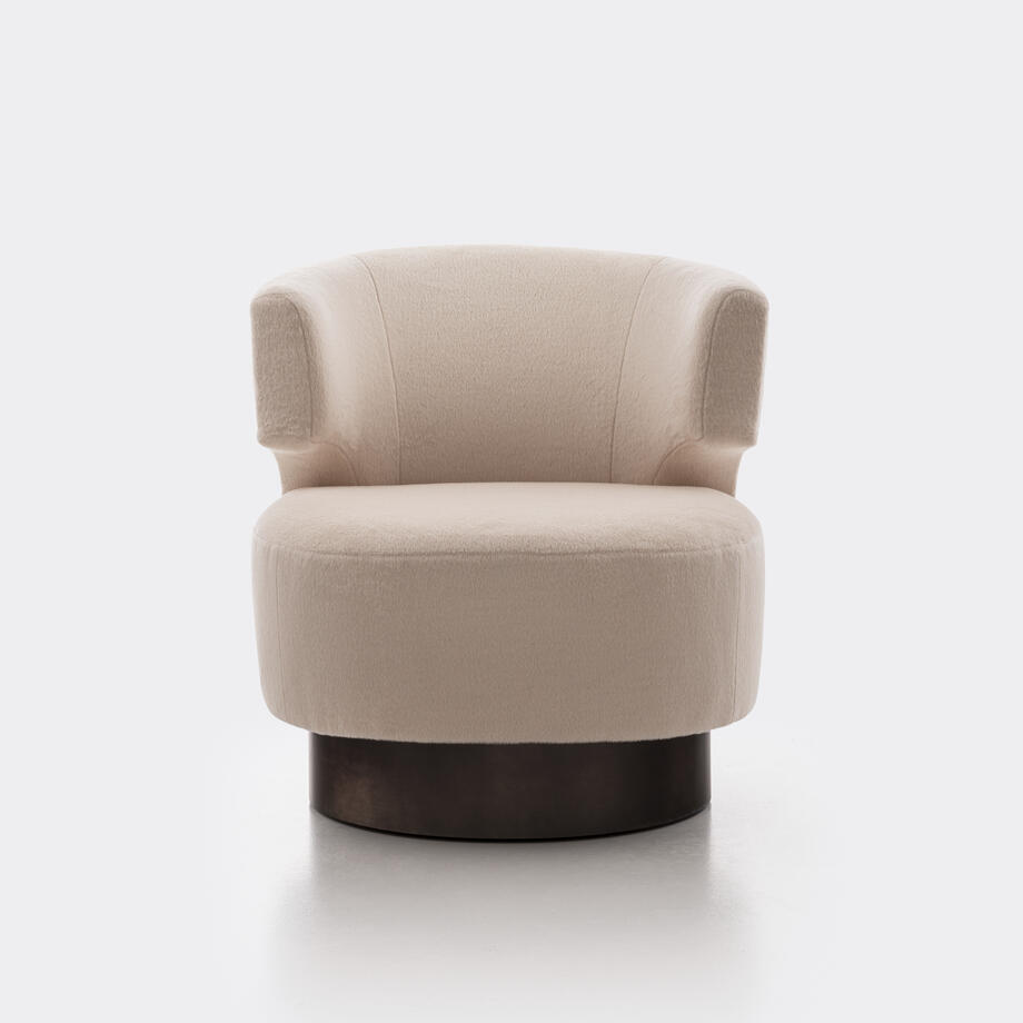 Mesa Occasional Chair, Royal Alpaca: Angora