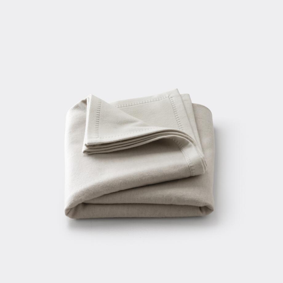 Cashmere Double Sided Throw, Stitched