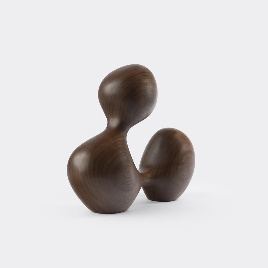 Sepemodo Sculpture, Stained Walnut