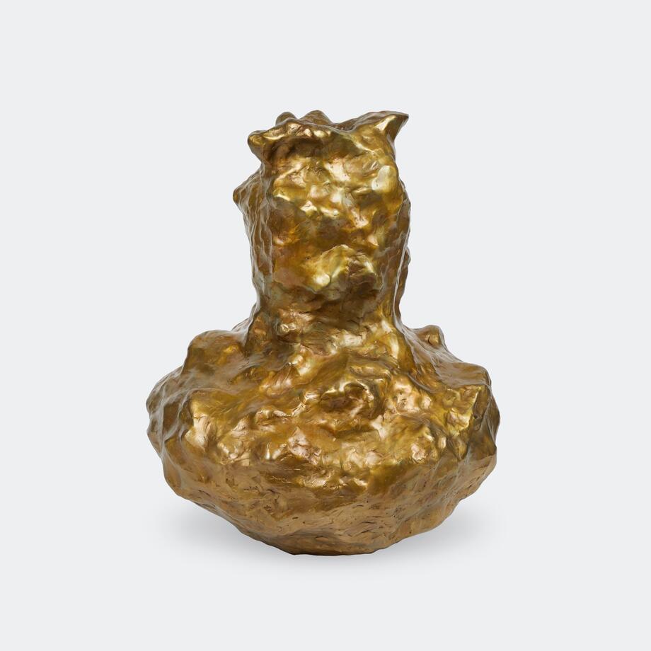 Selena Vase, Golden Bronze